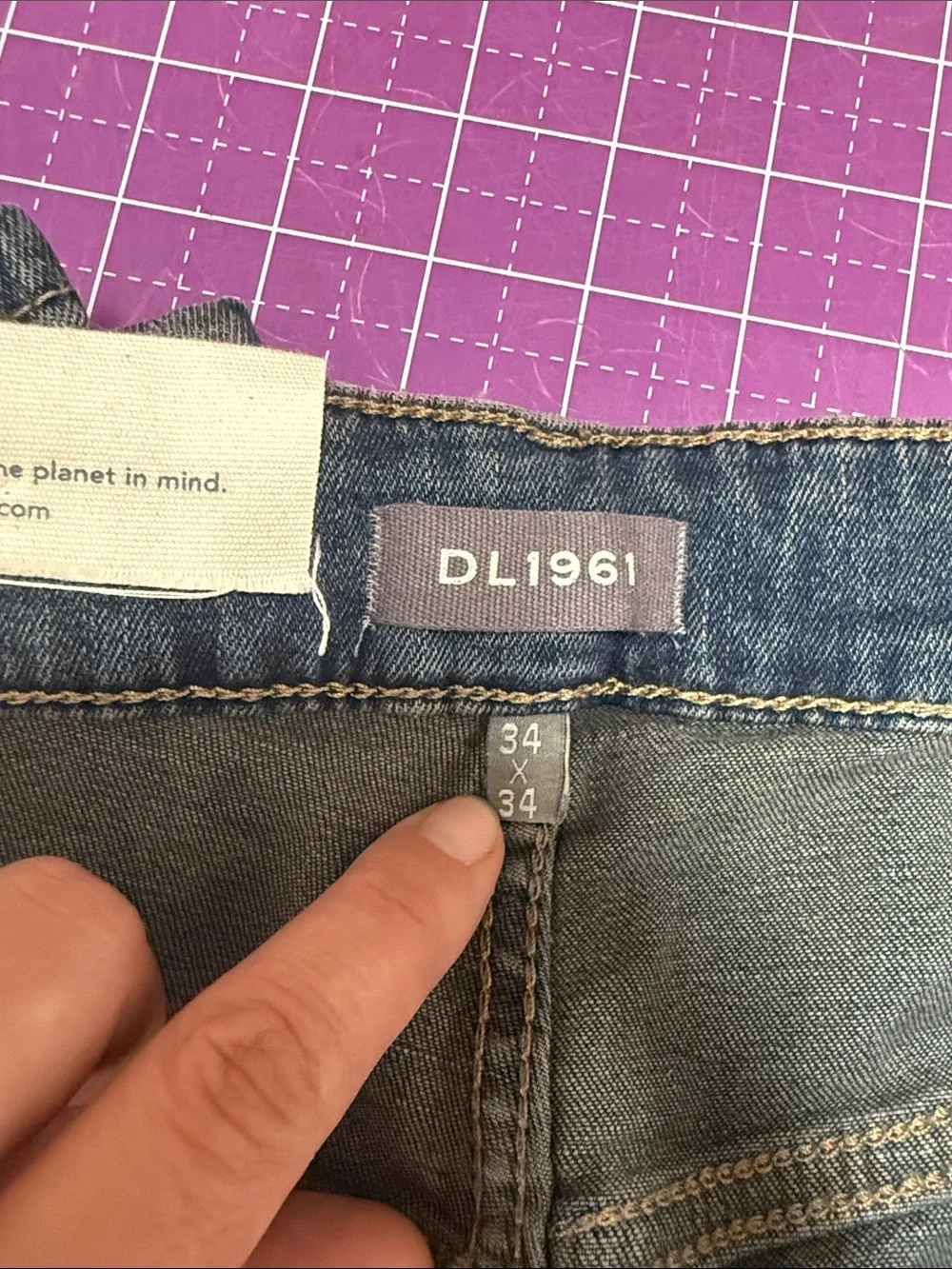 Men's Blue Denim Jeans - Classic Straight Fit stitch fix